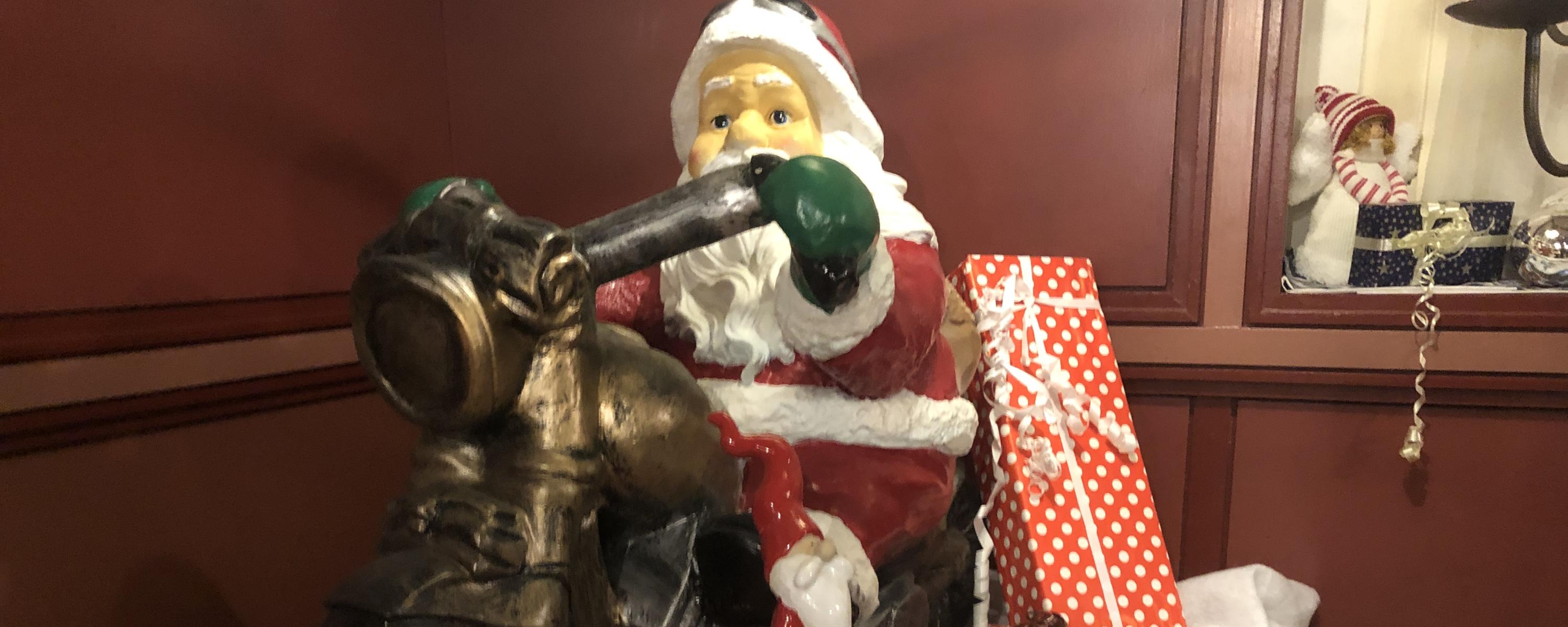 Chlaushock 2021: Chlaus on Bike