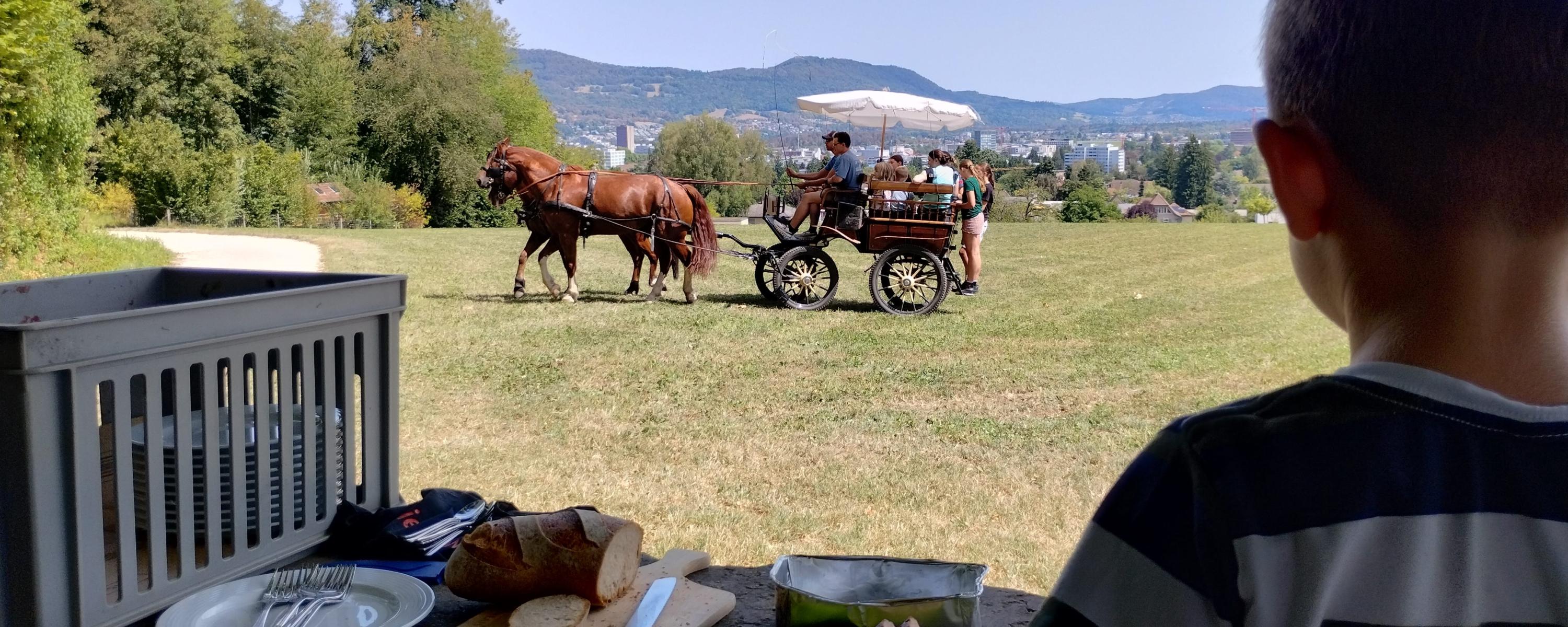 Familienanlass 2026 - Aussicht mit Kutsche