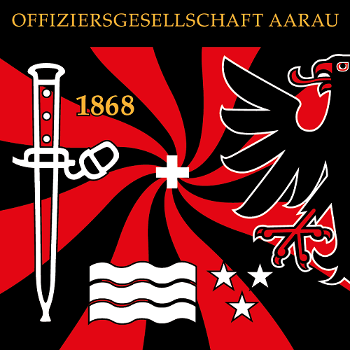 Vereinsfahne der Offiziersgesellschaft Aarau